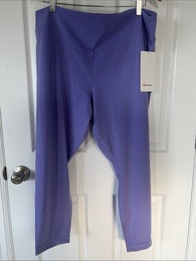 NWT Lululemon Wunder Under SmoothCover HR Tight 25” Size 20 Purple